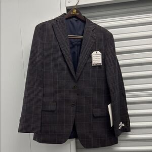 Jos. A. Bank Men's Plaid Checkered Blazer